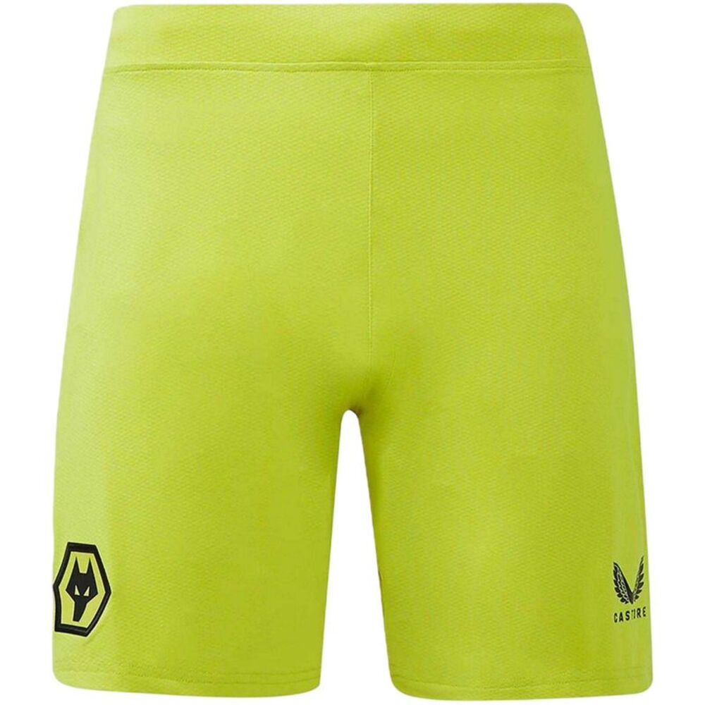 Castore Mens Wolves Goalkeeper Shorts / Acid Lime
